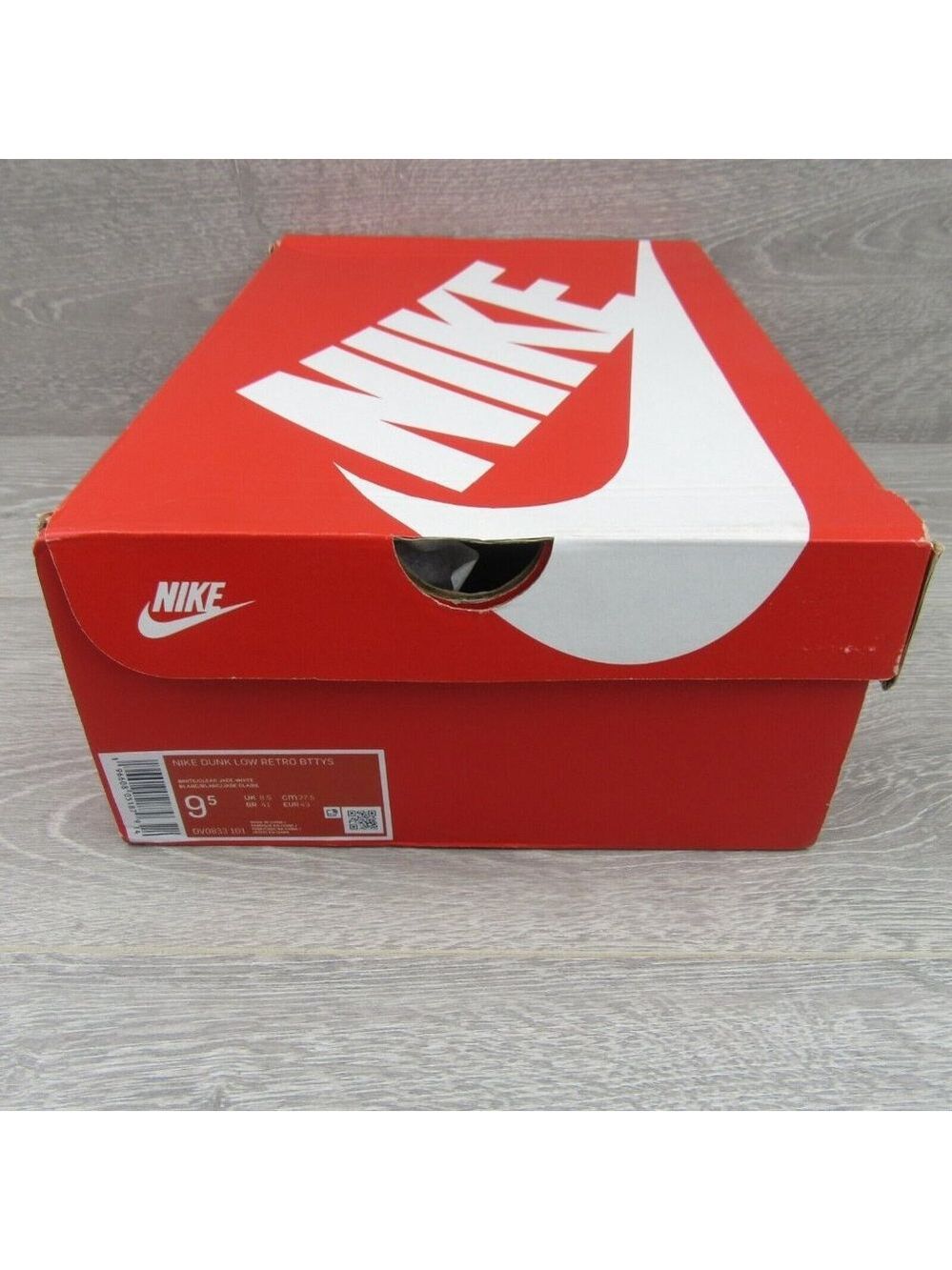 Nike Dunk Low Retro Jade White Sneakers Mens Size 9.5 NEW - Picture 11 of 14
